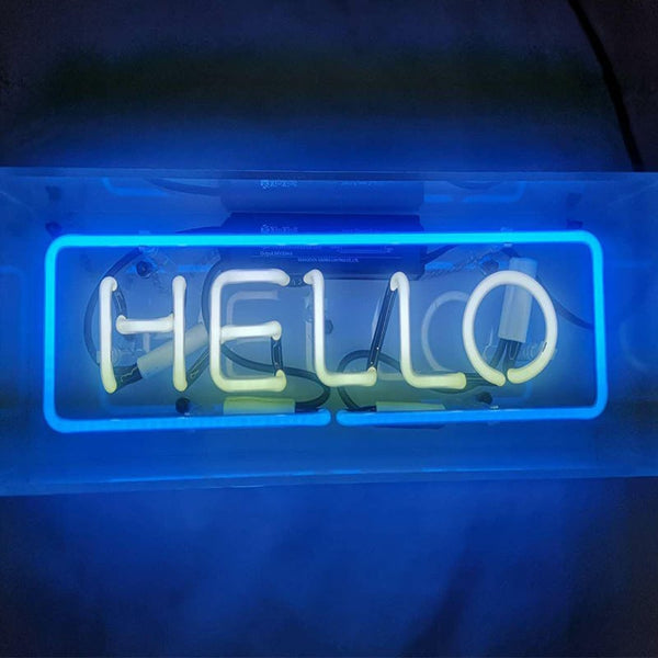 Acrylic Glass Neon Sign Light Box